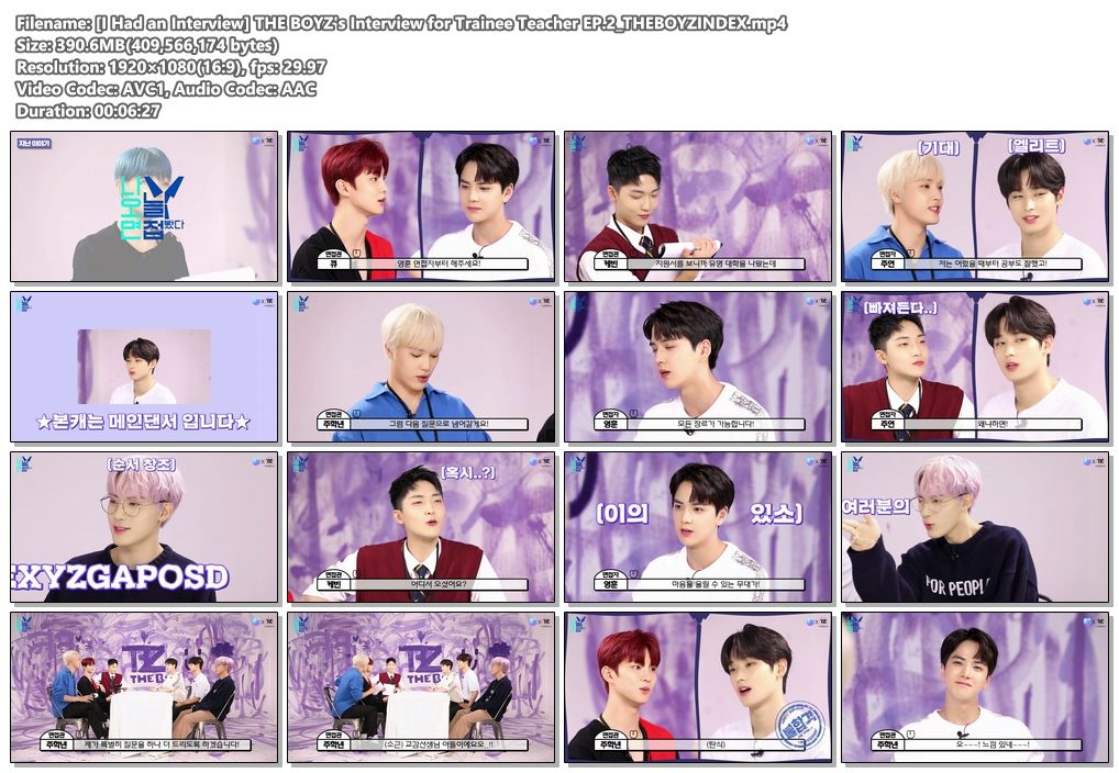[I Had an Interview] THE BOYZ's Interview for Trainee Teacher EP.2