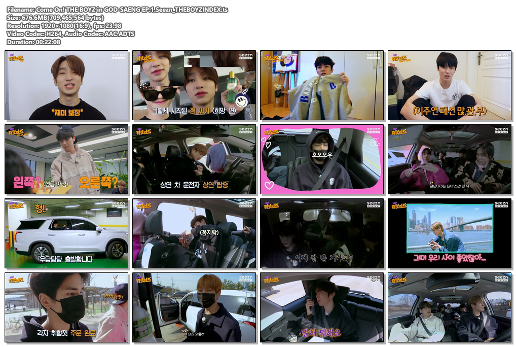 Come On! THE BOYZ in GOD-SAENG EP.1.Seezn