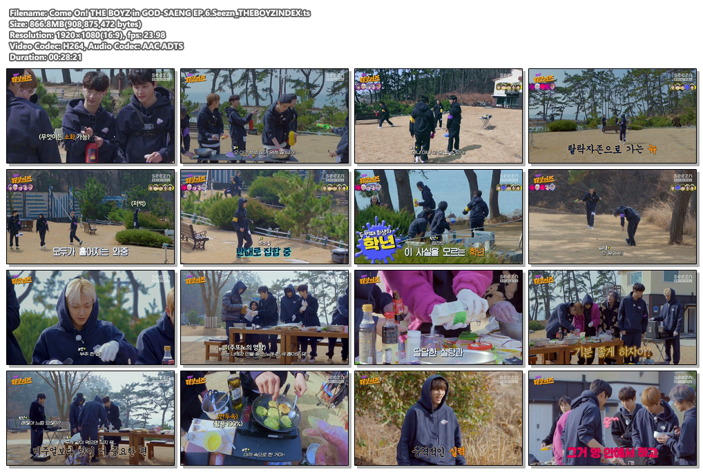 Come On! THE BOYZ in GOD-SAENG EP.6.Seezn