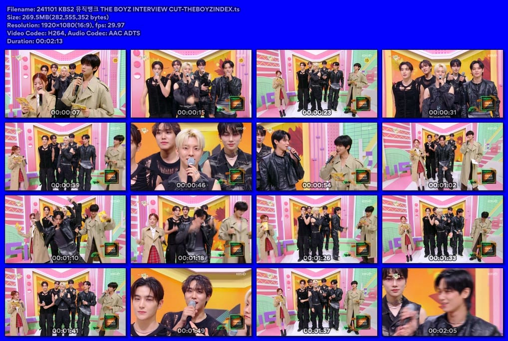 241101 KBS2 뮤직뱅크 THE BOYZ  CUT