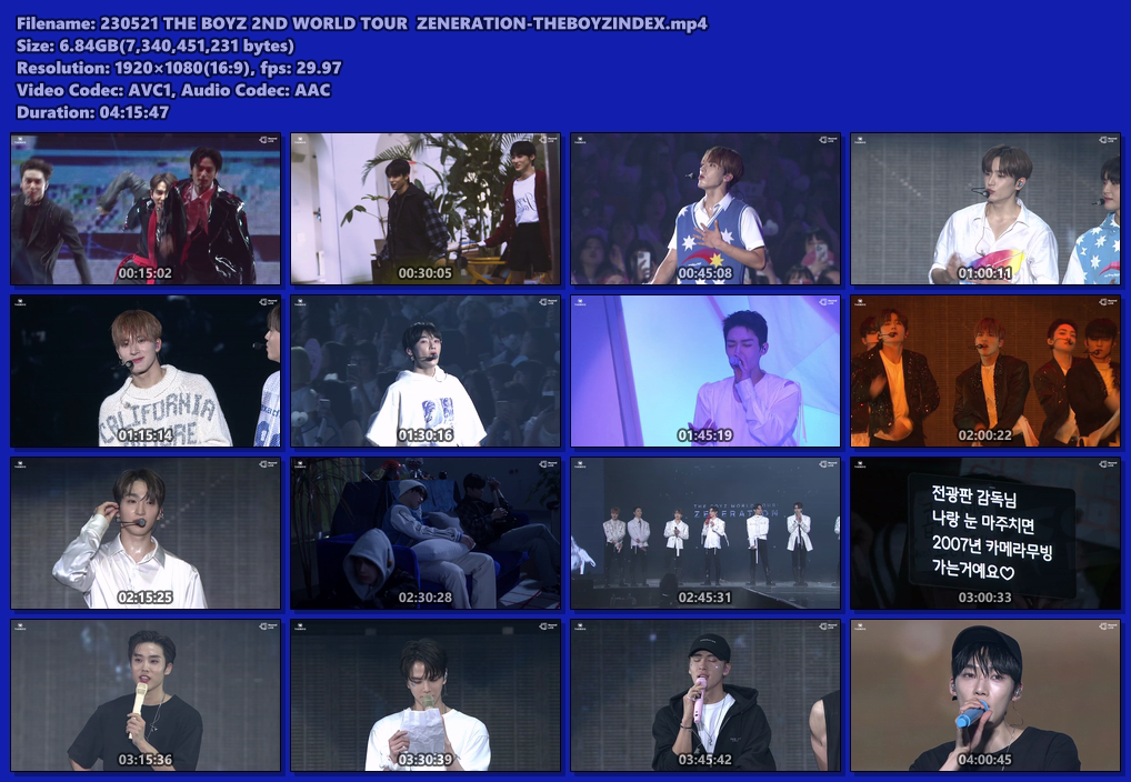 THE BOYZ 2ND WORLD TOUR : ZENERATION