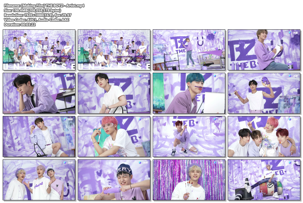 [Making Film] THE BOYZ - Artist