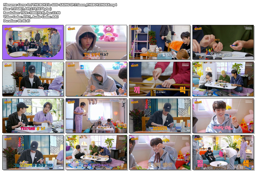 Come On! THE BOYZ in GOD-SAENG EP.7.Seezn