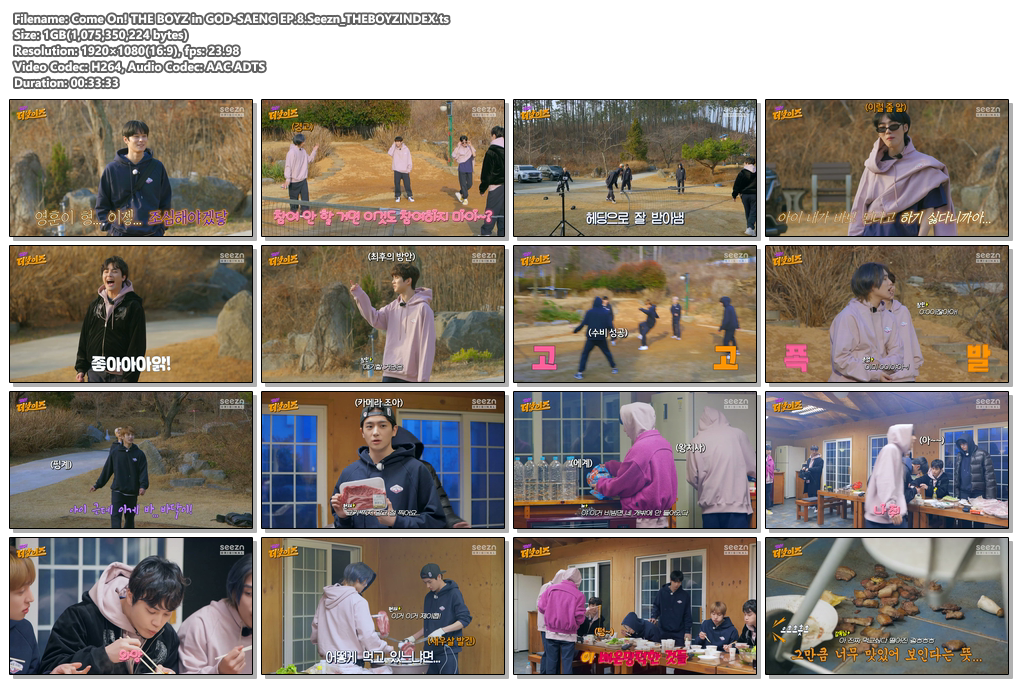 Come On! THE BOYZ in GOD-SAENG EP.8.Seezn