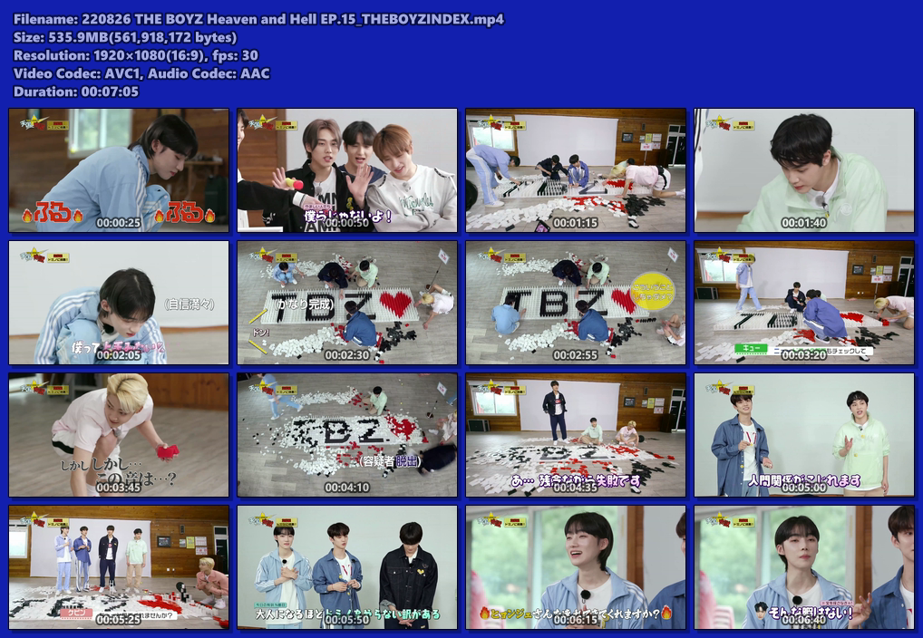 220826 THE BOYZ Heaven and Hell EP.15