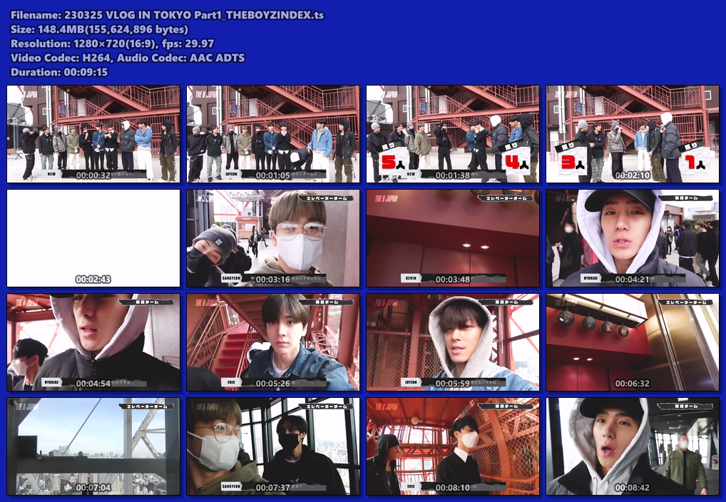 230325 VLOG IN TOKYO Part1_THEBOYZINDEX