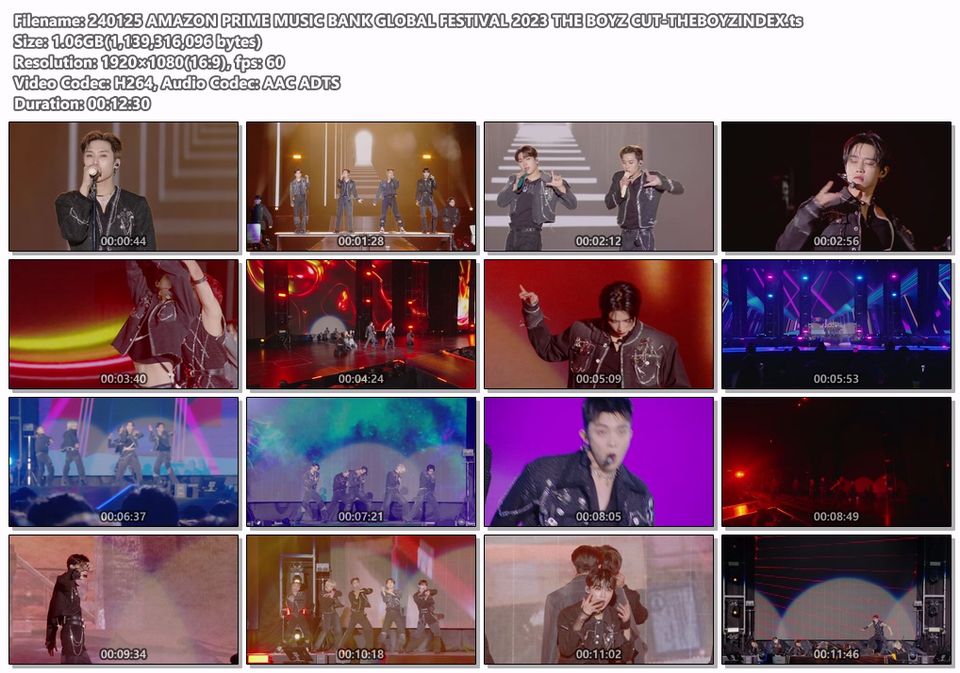 240125 AMAZON PRIME MUSIC BANK GLOBAL FESTIVAL 2023 THE BOYZ CUT