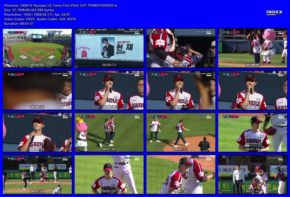 240616 Hyunjae LG Twins First Pitch CUT