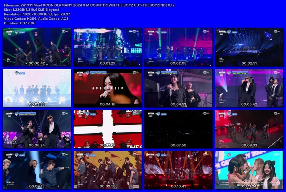 241031 Mnet KCON GERMANY 2024 X M COUNTDOWN THE BOYZ CUT