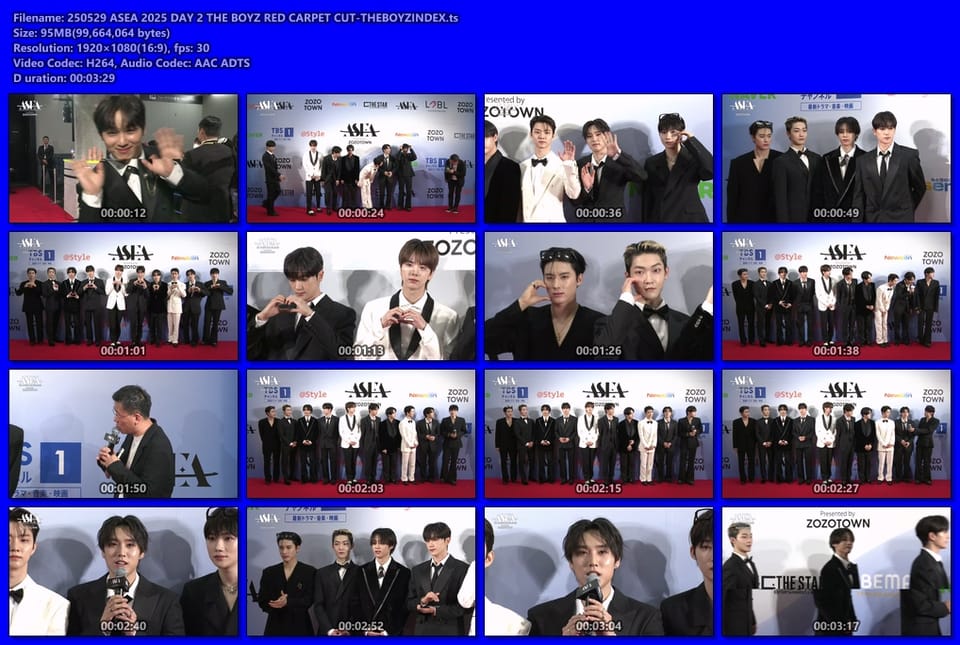 250529 ASEA 2025 DAY 2 THE BOYZ RED CARPET CUT-THEBOYZINDEX