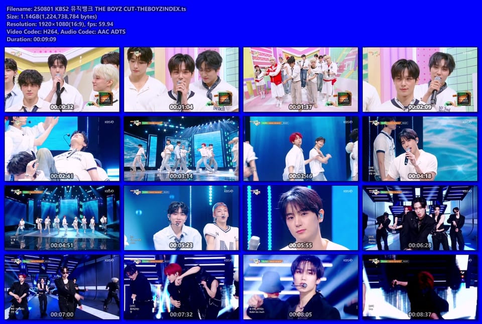 250801 KBS2 뮤직뱅크 THE BOYZ CUT